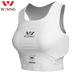 Wesing Women Karate Chest Protector attrezzatura per la protezione del torace approvata WKF di alta qualità femminile