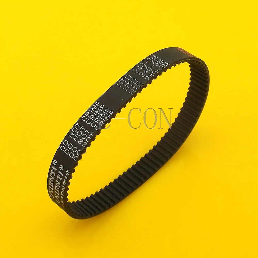 1/5pcs 240-3M HTD Timing Belt 80 Teeth Cogged Rubber Geared Closed Loop 8mm/10mm/15mm  Wide