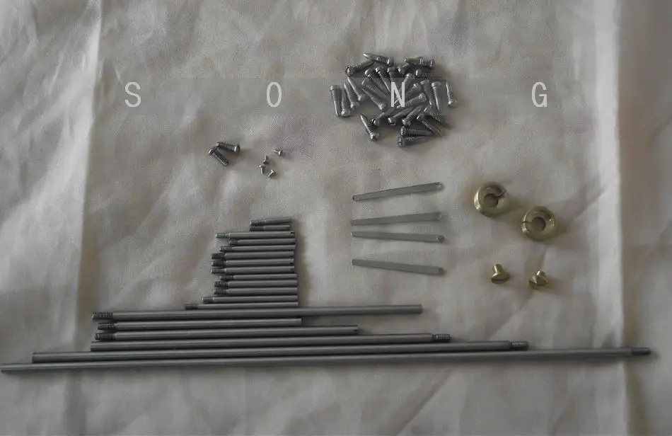 

Tenor saxophone Rollers screws and Springs repair parts