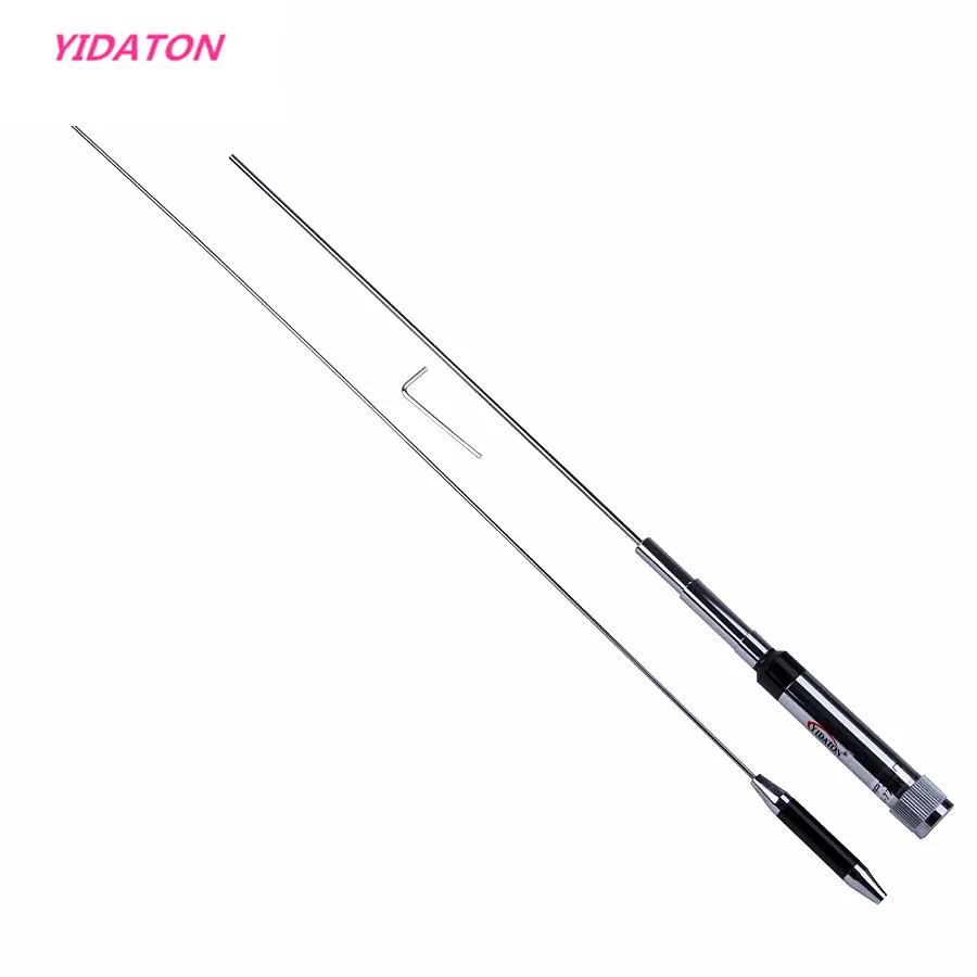 YIDATON Silver Stainless Steel VHF/UHF144/430NHz OPX-770R Antenna SL16/UHF-J/M For Mobile Car Radio Hf Transceiver Walkie Talkie