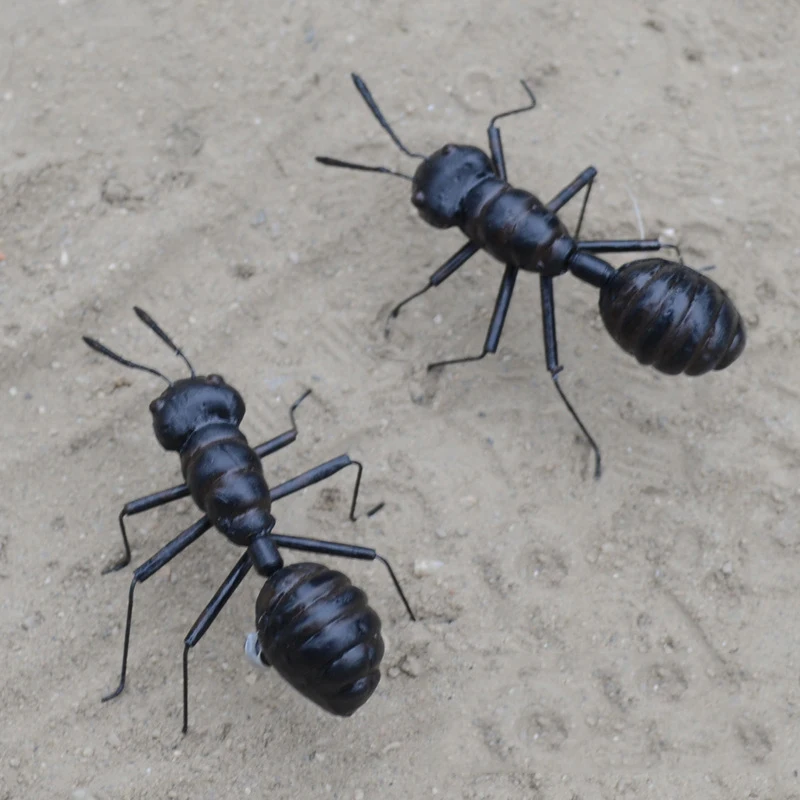 2 stücke simulation Ameisen Spielzeug Spezielle Lebensechte Modell Simulation insekt Spielzeug kindergarten lehrmittel garten dekoration kühlschrank magnet