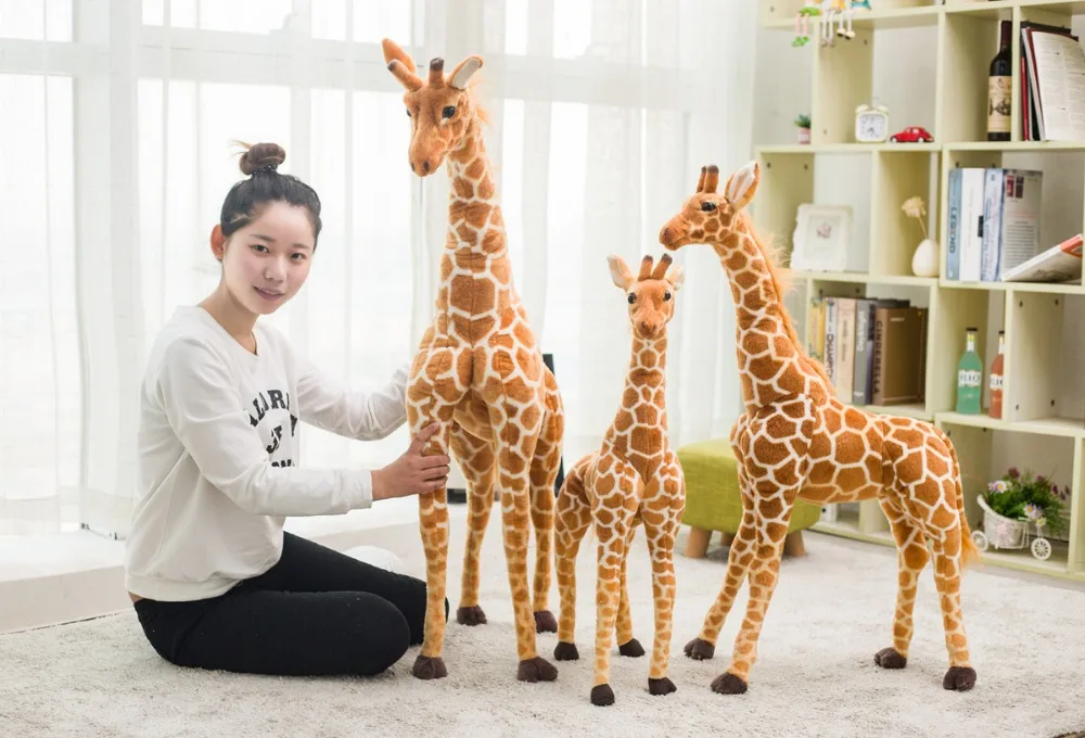 Peluche Gigante Giraffa EZLAM – Formato 80 Cm, Morbido E Coccoloso, Regalo Perfetto Per Bambini E Collezionisti