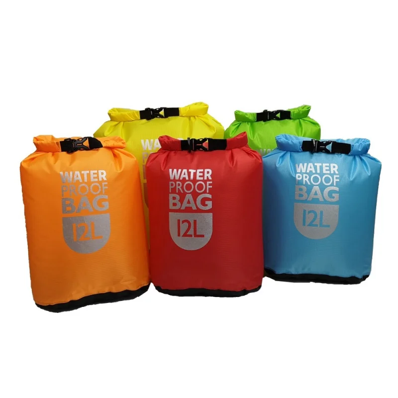 Outdoor 6L12L 24L Impermeabile Dry Bag Pacchetto Sacco di Nuoto Rafting Kayak Fiume Trekking Galleggiante A Vela Canoa Impermeabile