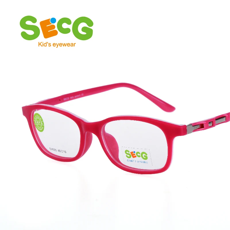 

SECG Mental frame children frame tough flexible eyeglass Oculos gafas boys girls Optic Hyperopia Myopia strap prescription