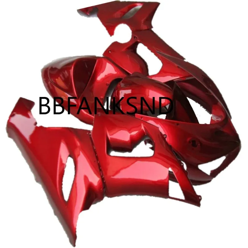 

HW- Motorcycle Fairing kit for KAWASAKI Ninja ZX6R 636 05 06 ZX 6R 2005 2006 ABS Red Fairings set