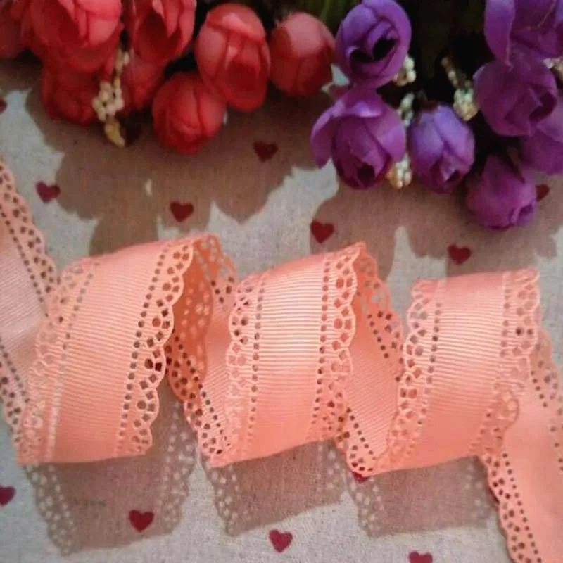 10 yards 30mm lace ribbon DIY handmade materials headdress bow hair clothing materials grosgrain