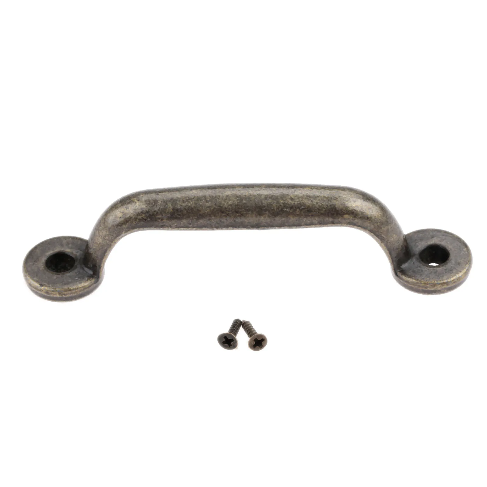 DRELD Antike Bronze Möbel Griff Schrank Griff und Knöpfe Tür Griff Schrank Schublade Küche Holz Box Pull Legierung 90*17mm