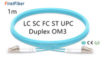 1m LC SC FC ST UPC OM3 Fiber Patch Cable,Duplex Jumper, 2 Core Patch Cord  Multimode 2.0mm