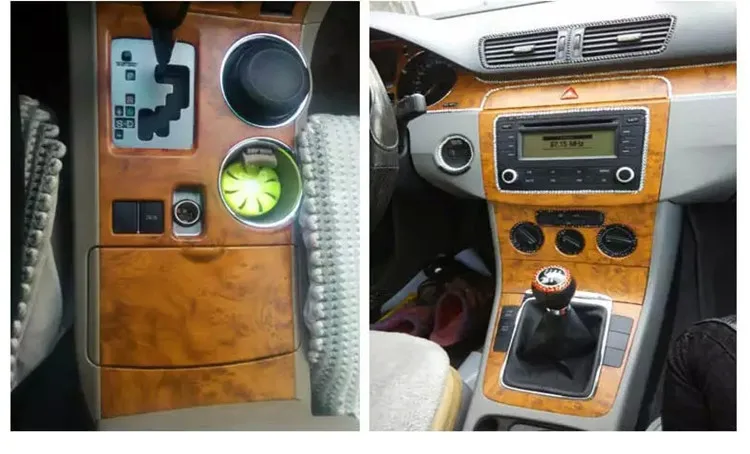 57x124CM Self-adhesive Vinyl Wood Grain Textured Car Wrap Car Internal Stickers Wallpaper Furniture Wood Grain Paper Film