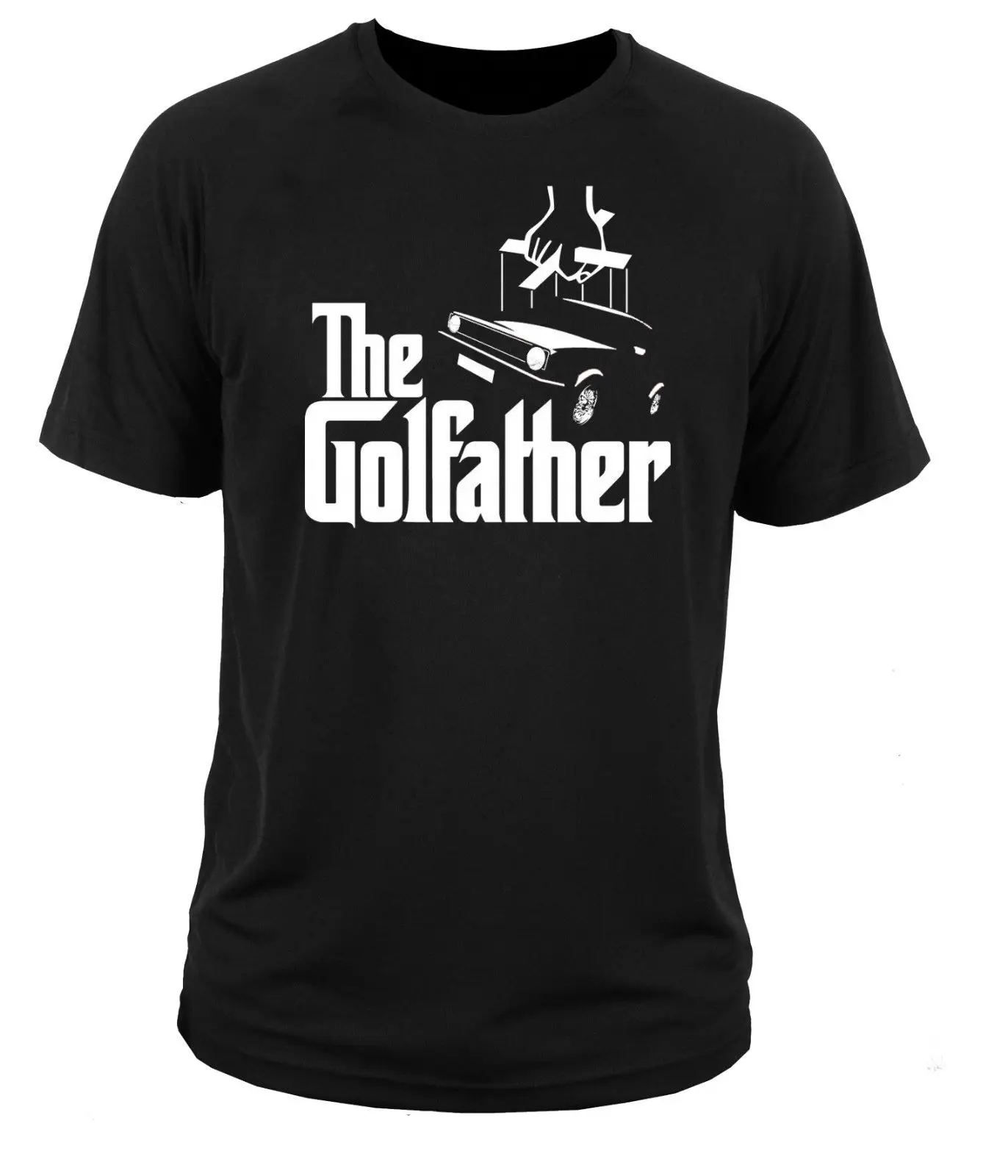 New Fashion Men\'s T-Shirts Short Sleeve T-shirt Golfather Germany Car Golfs Caddy Mk1 Mk2 Mk3 Mk4 Cotton T-shirt