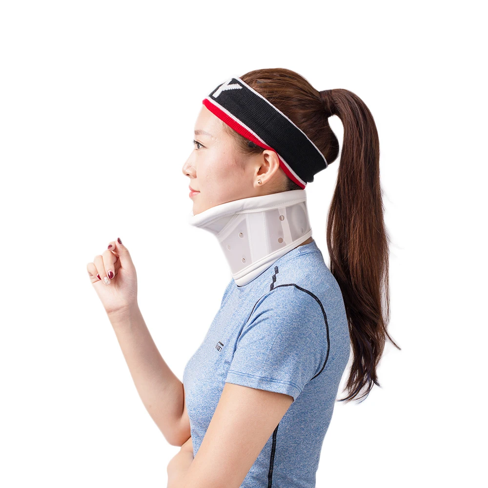 Adjustable Rigid Plastic Cervical Collar With Chin Support For Neck Problems Neck Injuries, Pain & Stiffness HKJD