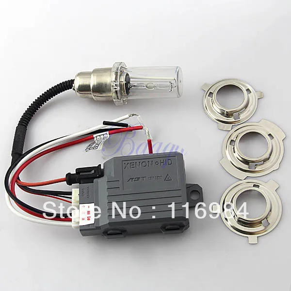 H6M H/L Motorcycle HID Lights Kit  High intensity Discharge Xenon Bulbs 4300K ~12000k 35W image 2
