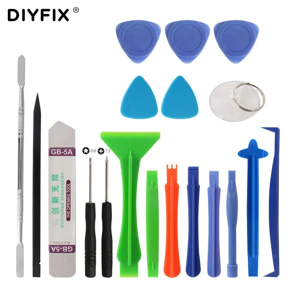 DIYFIX Mobile Phone Repair Tools Opening Screwdriver Set for iPhone MacBook Xiaomi Tablet PC Small Toy Disassemble Hand Tool Kit