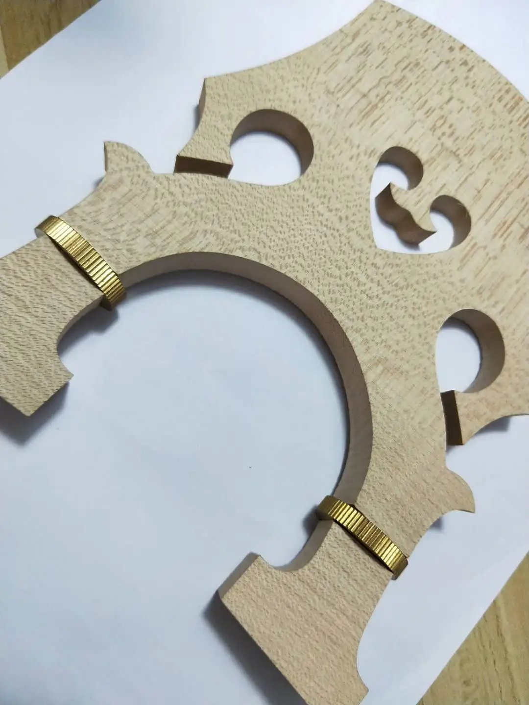 1 PC High Quality Double Bass Bridge Adjustable European Maple Bridge 3/4