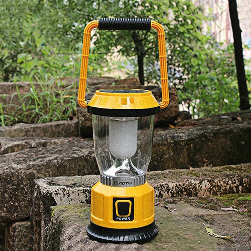 NEW Outdoor Multifunction solar camp lights tent  USB battery portable rechargeable lamps for home camping lantern 18650