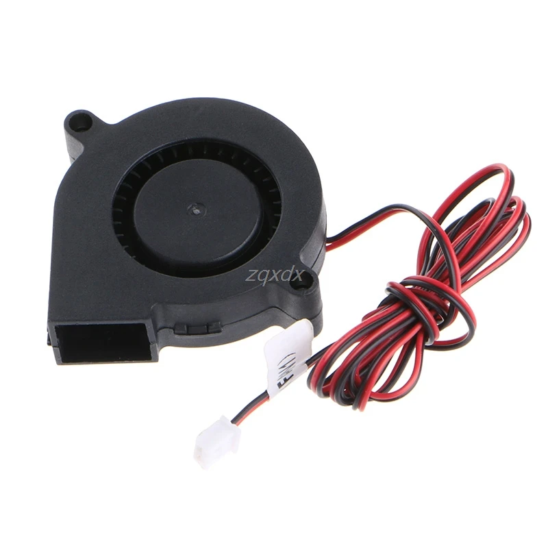 1Pc 12V DC 50mm Blow Radial Cooling Fan Hotend Extruder For 3D Printer Whosale&Dropship