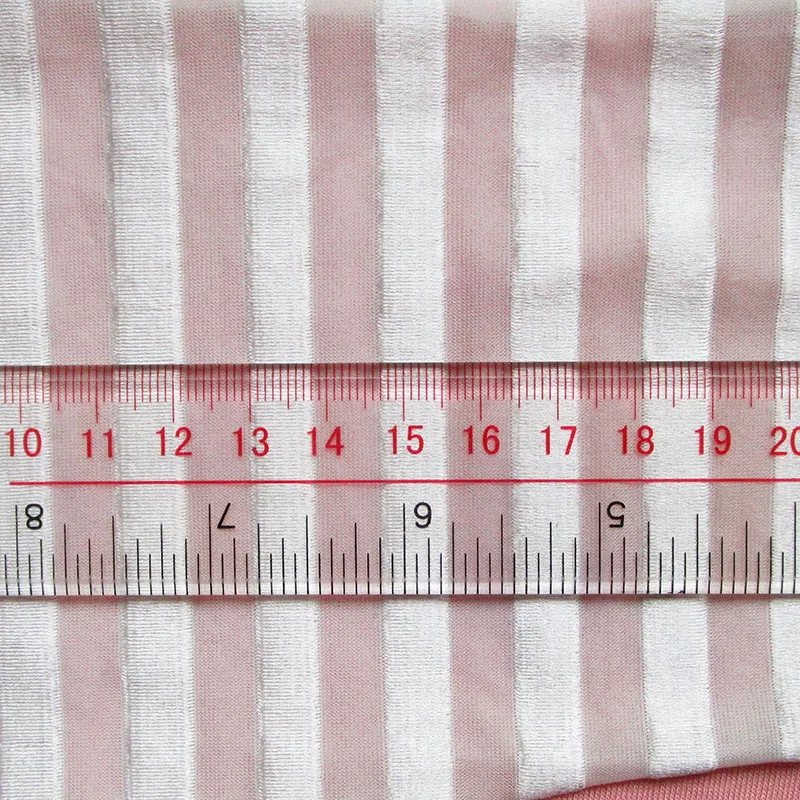 Modischer Glänzender Streifen-Stretchstoff Französischer Mercerisierter Weicher Stoff für Klassische Kleider Figurbetonte Hosen Nähen – Detail 3