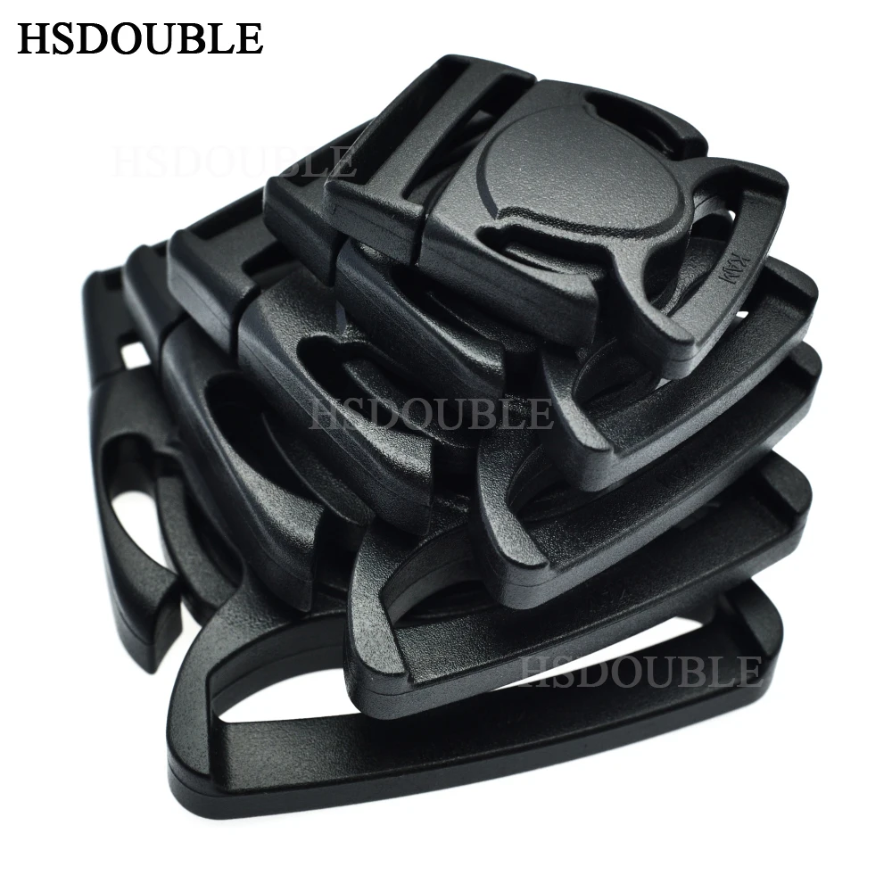 Plastic Side Release Buckles Slimwaist Backpack Straps For Outdoor Sports Bag Travel Bag Accessory