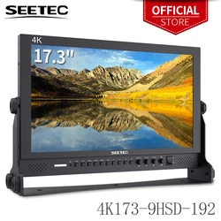 Seetec 4K173-9HSD-192(Original P173-9HSD) 17.3 Inch IPS Aluminum 1920x1080 FHD 3G-SDI HDMI 4K Broadcast Monitor with AV YPbPr