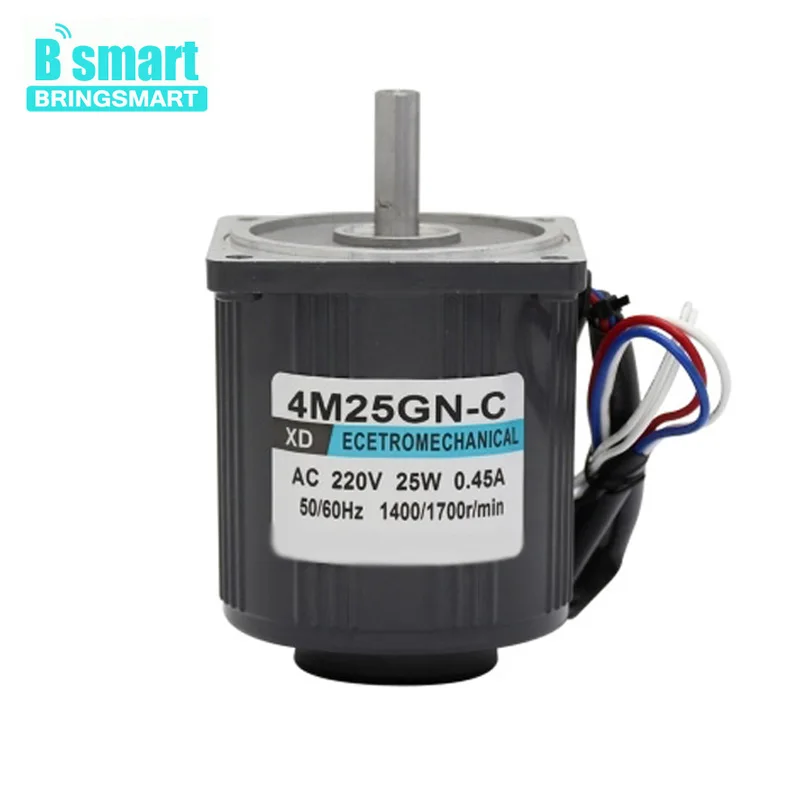 4M25GN-CC AC 220V 25W High Speed Motor 1350/2800rpm Optical Axis Speed Motor Induction Speed Regulation Motor+Speed Controller