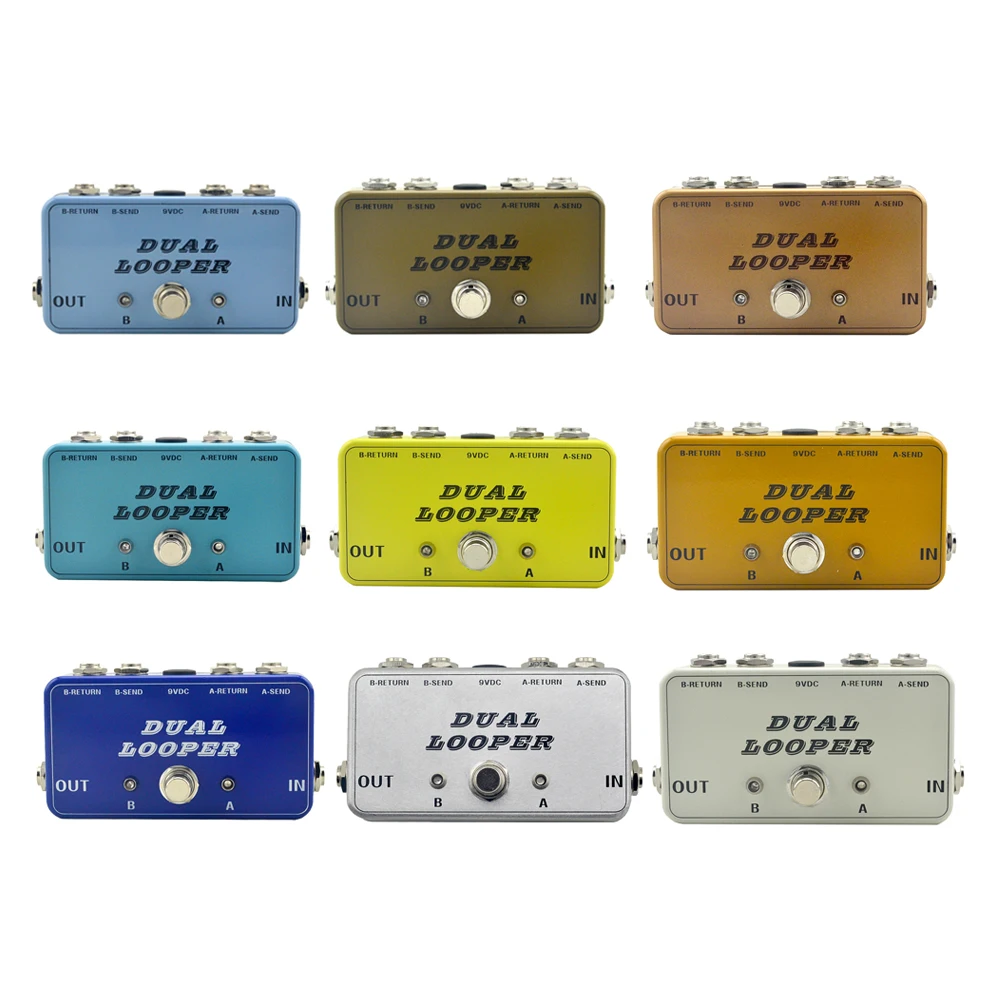 Gitaar-Bypass AB Looper Pedaal switcher box 2 kanaals pedaal akoestische gitaar accessoires gratis verzending