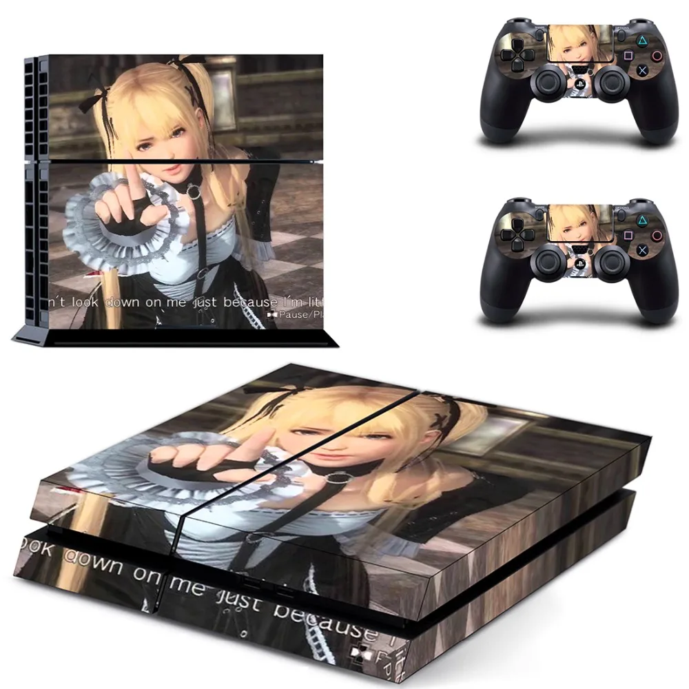 Dead or Alive 6 PS4 Skin Sticker Decal For PlayStation 4 Console and 2 Controller PS4 Skins Sticker Decal