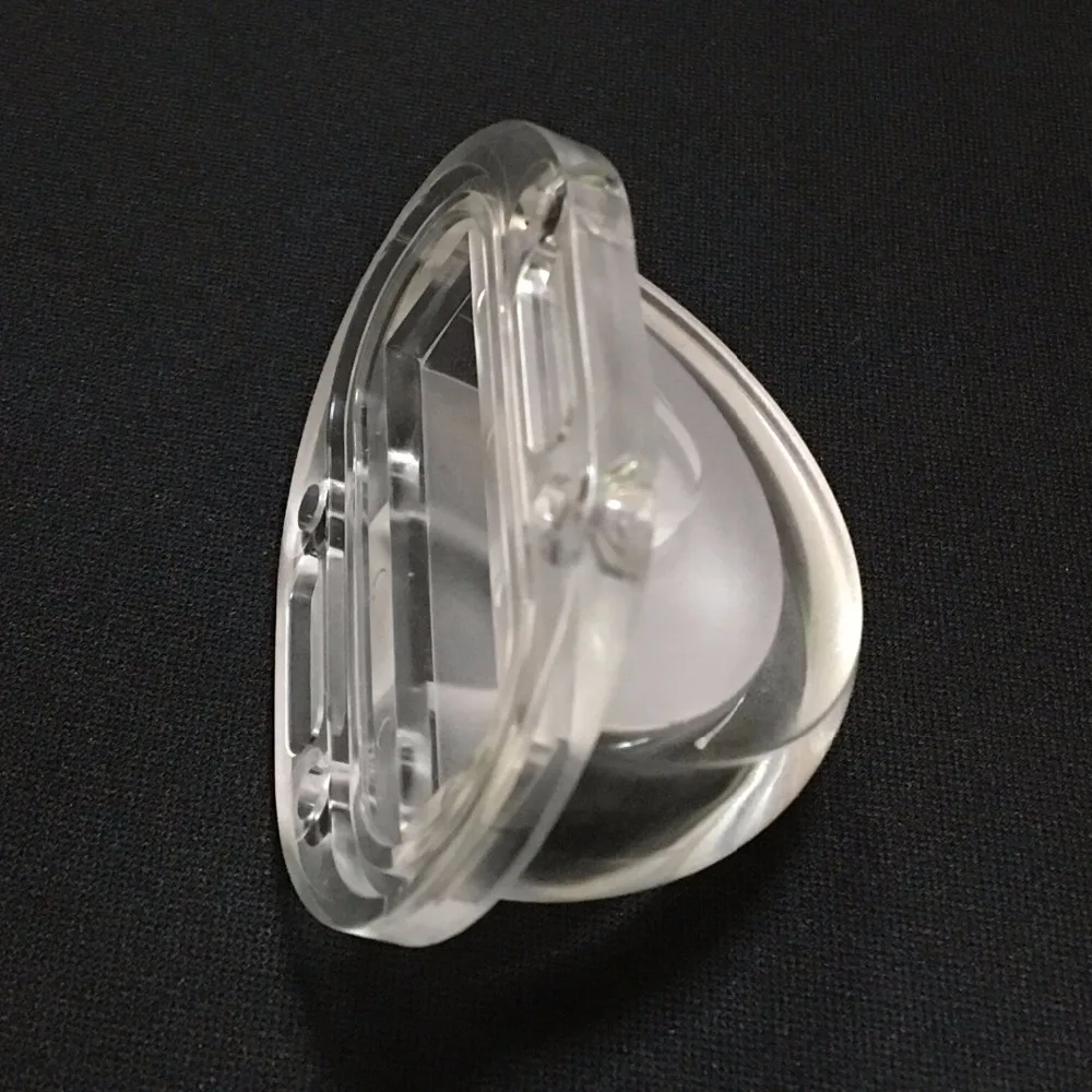 High quality LED Lens 55.1X40X31.12mm with Waterproof ring 5X180 degree Window lamp lens
