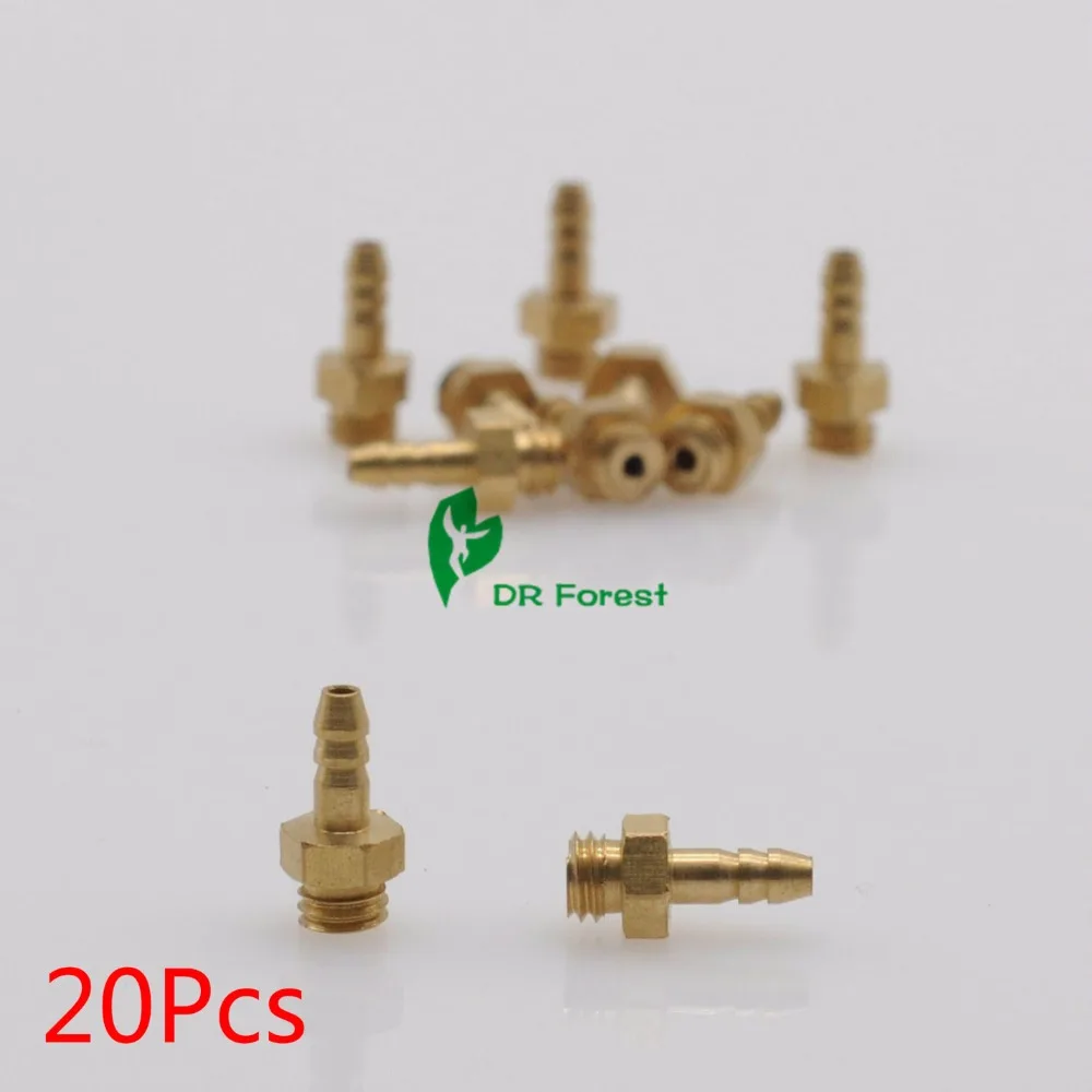 20Pcs Dental Chair hard Valve Adaptor 4*2.5mm Brand New