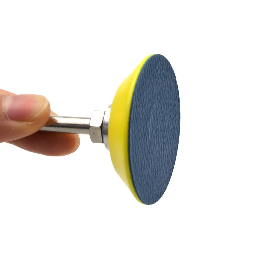 2 zoll (50mm) 6mm Schaft PSA Vinyl Back-up Schleifen Pad für Selbst-adhesive Schleif Schleifpapier Power Polieren Werkzeug Zubehör