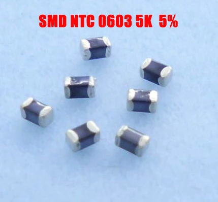 

Free shipping 4000pcs/lot b3950 SMD thermistor ntc 0603 5K 1% ntc temperature sensor 5K NTC 3950