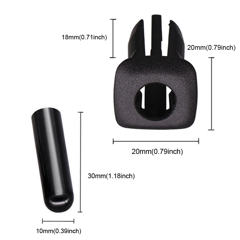 ABS+PC Car Door Latch Pin Door Screw Knob Cap Cover Trim For BMW F10 F02 F07 E70 E84 E90 F35 F18 F07 E70 E89 X5 X3 X1 330i 325i