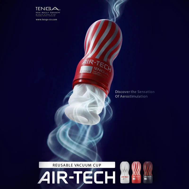 Japan Original Tenga Air-tech Reusable Vacuum Sex Cup,Soft Silicone Vagina Real Pussy Sexy Pocket Male Masturbator Cup Sex toys