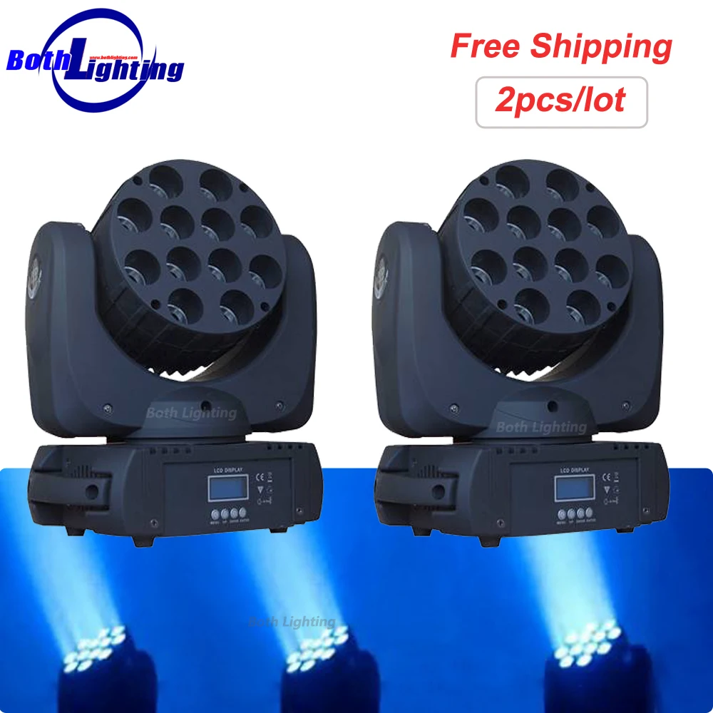 

12*10w RGBW 4in1 wash led moving head beam DMX512 wash beam in stage lighting effect for party dj equipment