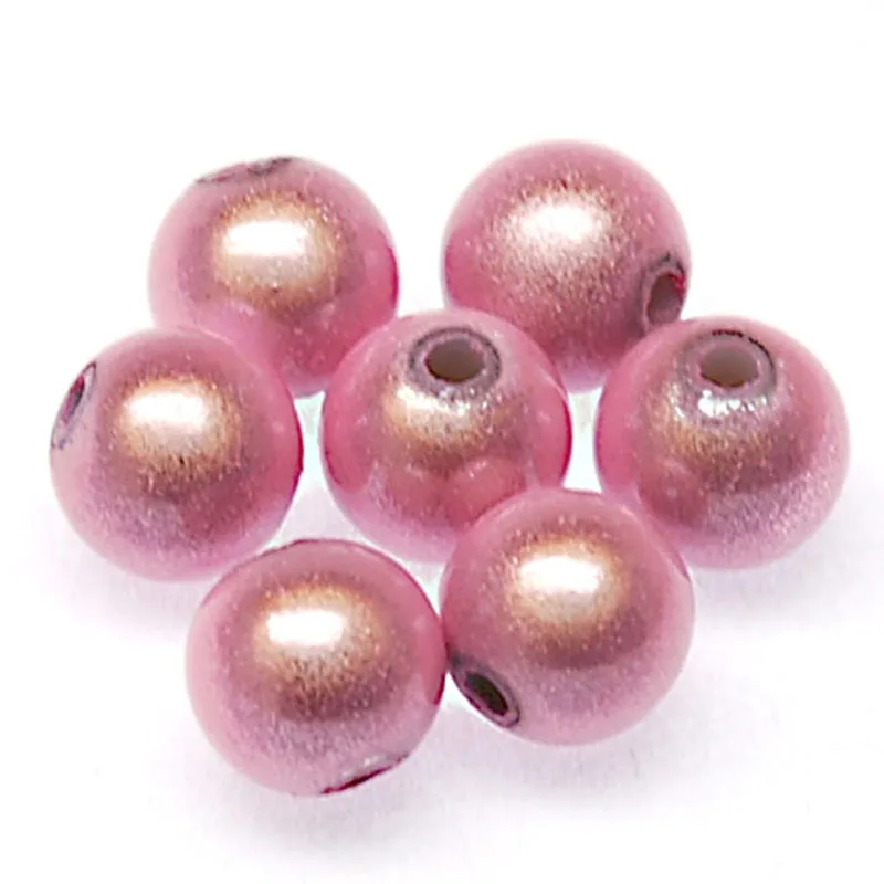 10MM Miracle Perles Magiques Acrylic Round Magic Pearl Spacer Loose Beads  For Jewelry Necklace Bracelet Making