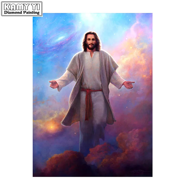 

5D DIY Diamond embroidery Cross stitch Jesus Christ Full Square/Round Diamond mosaic Diamond painting decoration HYY