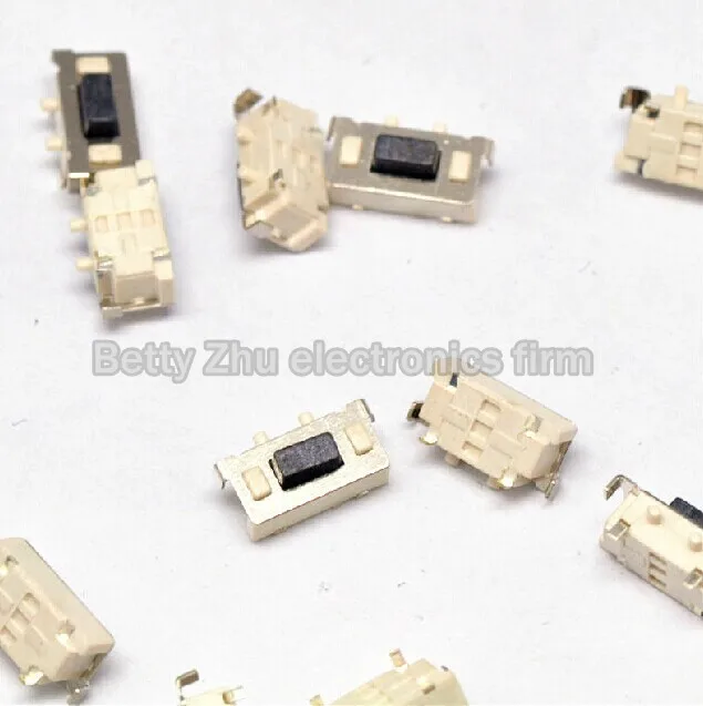 1000PCS/LOT 3 * 6MM SMD Tact Switch 2 feet side by key switch