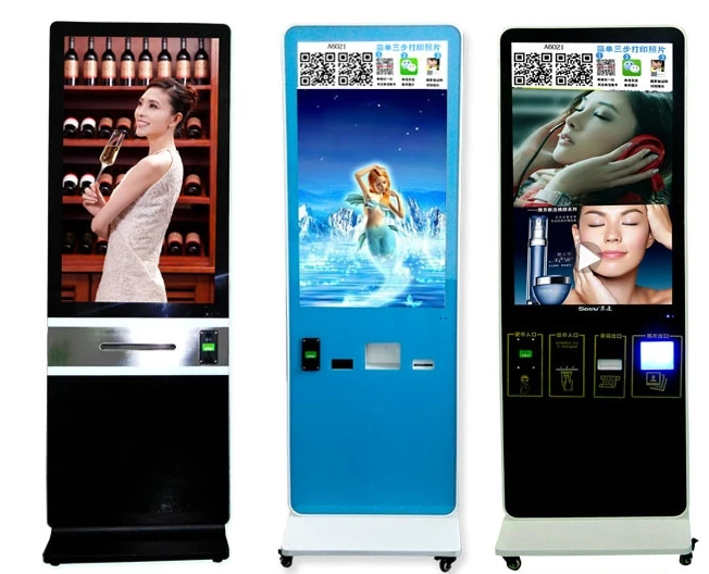 Touchsreen 42 Inch Digitale Instant Photo Kiosk 4G/Wifi Insta-Gram Photo Booth Kiosk Voor Winkelcentrum