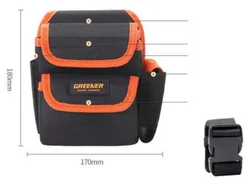 Cammitever bolso saco da cintura eletricista ferramentas com cinto kit utilitário bolso bolsa de ferragem pacote cintura organizador saco titular