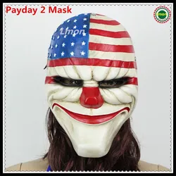 Funny Clown Masks for Masquerade Party Scary Payday Game Cosplay Mask Payday 2 Halloween Horrible Mask Fancy Dress Costume mask