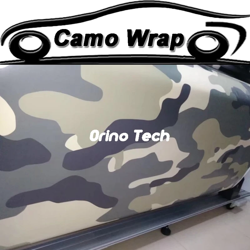 

Black Grey Green Camouflage Vinyl Film Car Wrap Motorcycle Skateboard Car Truck Decal Camo Film Foil Wrapping With Air Drain