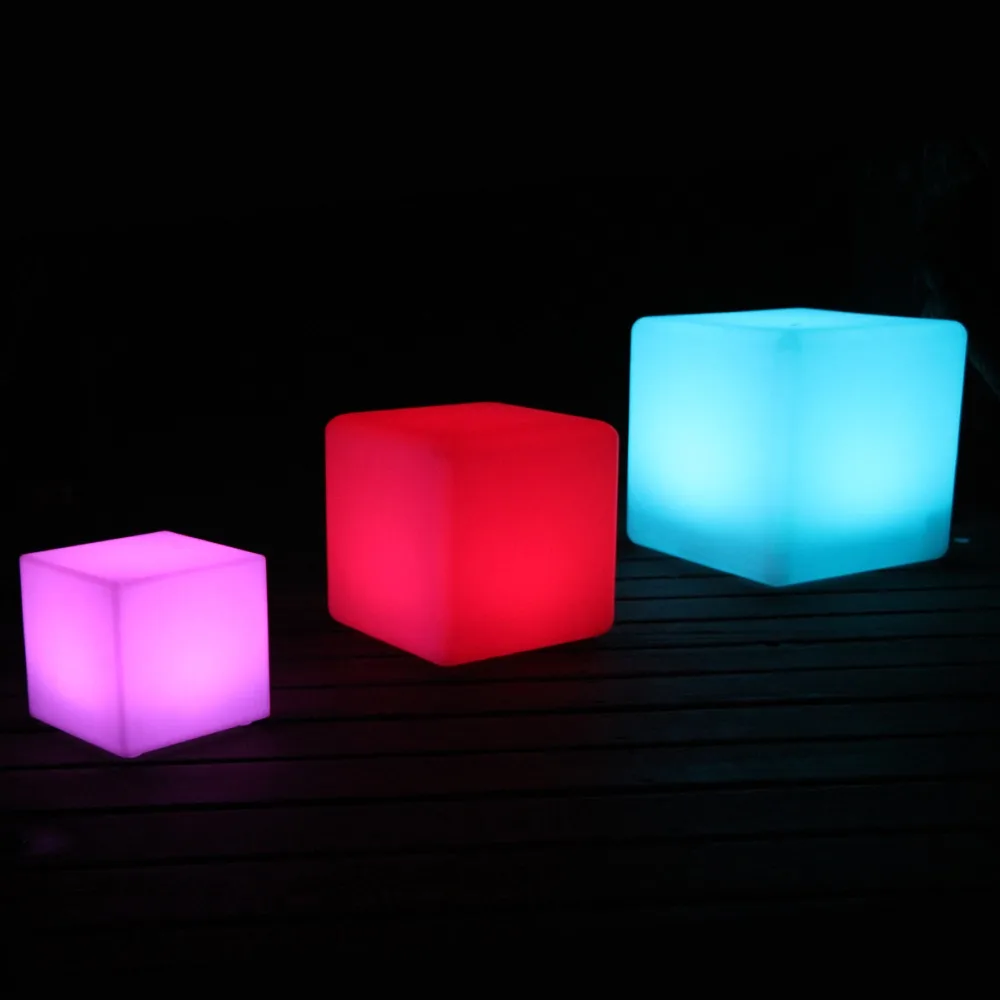 40 cm led night club cube for outdoor party LED cube/LED bar chair/LED bar stool chair Factory Sale Free Shipping 1pc