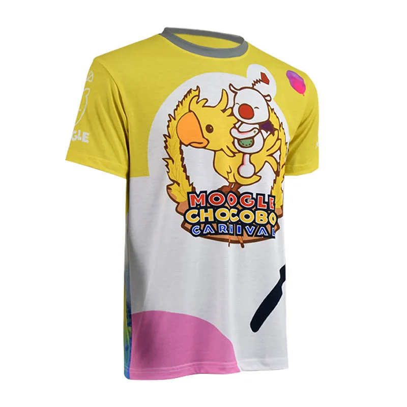 FF15 Moogle Chocobo T-shirt Final Fantasy XV Noctis Lucis Caelum t hemd Hut Kostüm Karneval Männer Kurzarm Shirt Cosplay t