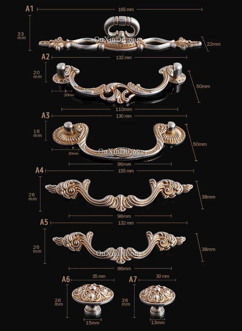 10 шт., европейские антикварные кухонные дверные мебельные ручки, ящик для шкафа, комод, шкаф для обуви, ручки и ручки