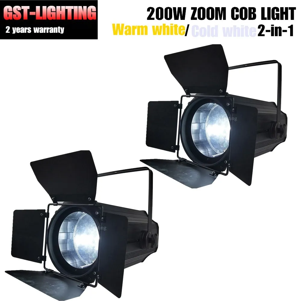 

2pcs/lot 200Watt cob led wall wash Warm White Color Zoom 200w Par Light