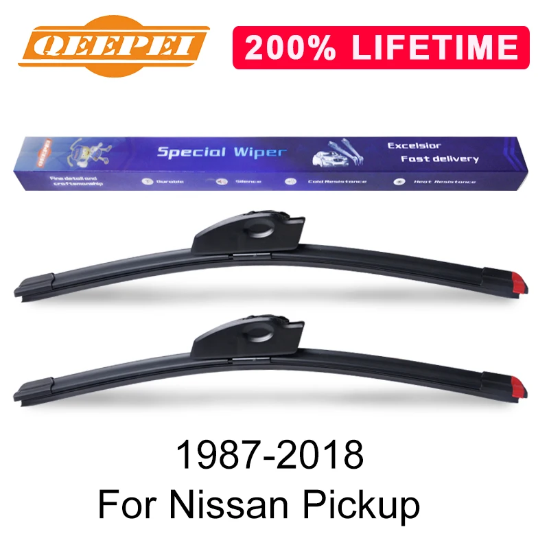 

QEEPEI Replace Wiper Blade For Nissan Pickup 1987-2018 Silicone Rubber Windshield Windscreen Wiper Auto Car Accessories