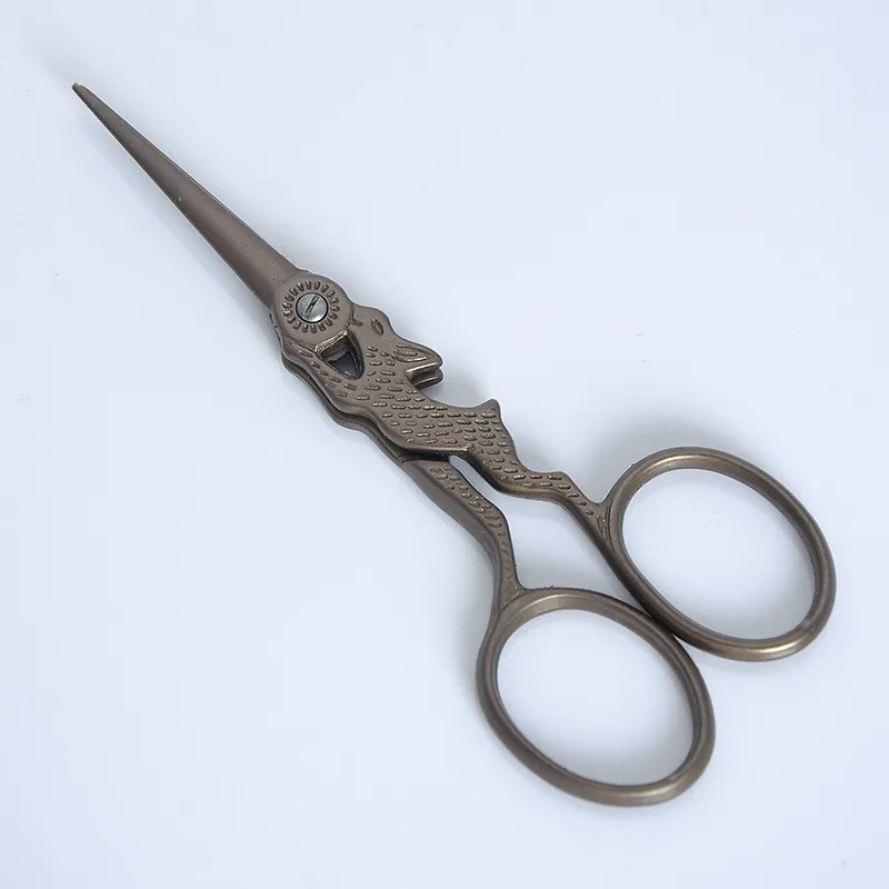 1Pcs 4 inch Vintage Antique Cross Stitch Steel embroidery Sewing Scissors Handicraft DIY - view 3