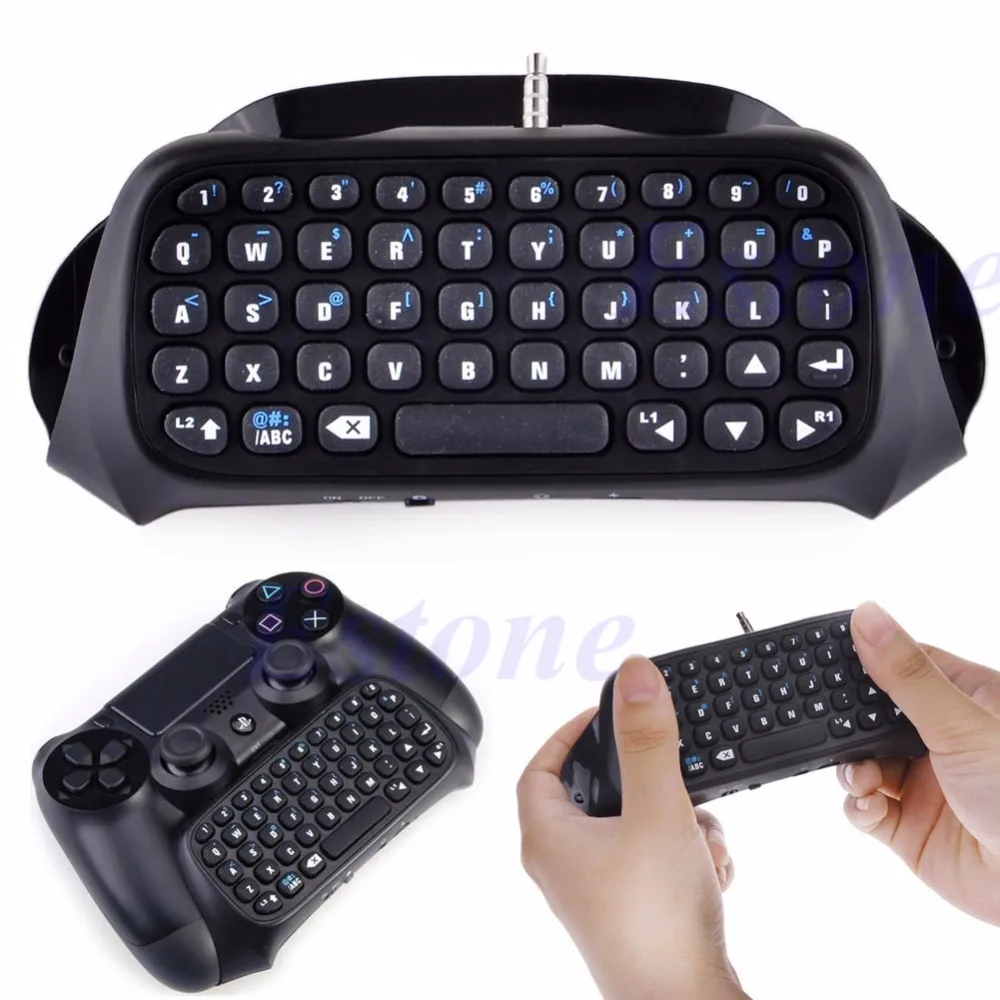 Wireless Bluetooth PS4 Controller Chatpad Keyboard