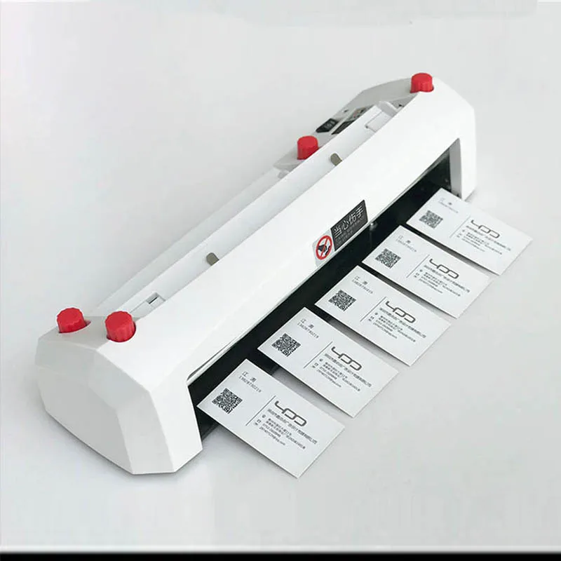 Coupe-cartes électrique format A4, 90x54mm, taille de carte SK316, machine de découpe de cartes de visite électrique robuste et à réglage fin