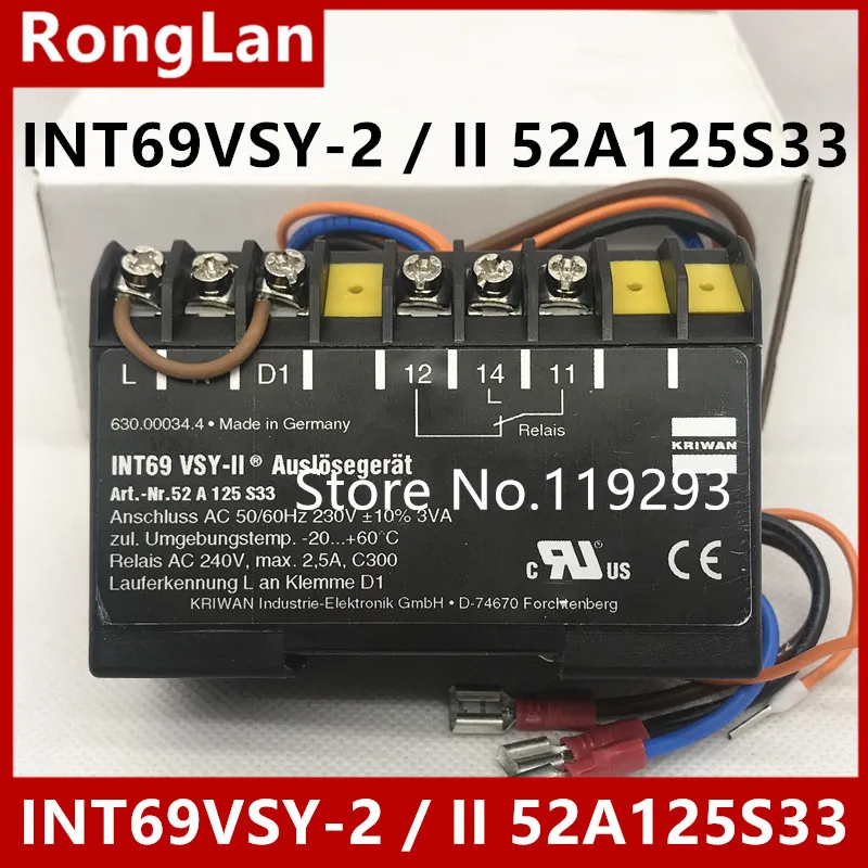 [BELLA] [New original authentic] Germany KRIWAN INT69VSY-2 / II 52A125S33 compressor protection module total generation