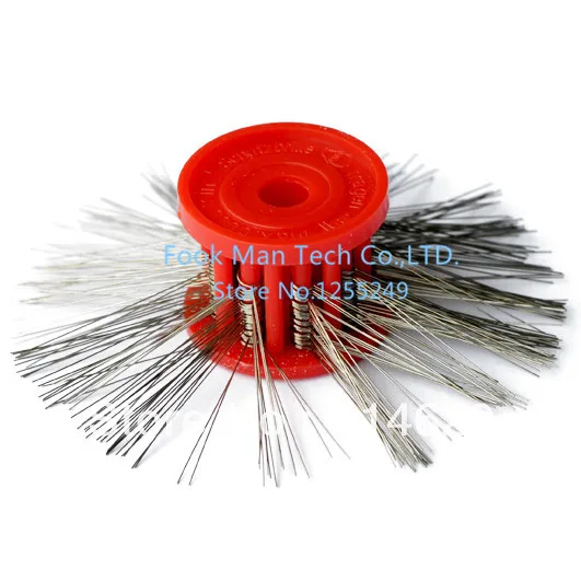 

RED Color Wire Dia 0.3mm Jewlery Making Tools Matt Wire Brushes 3pcs/set